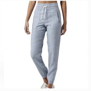 ATHLETA RETREAT LINEN JOGGERS 14 TALL